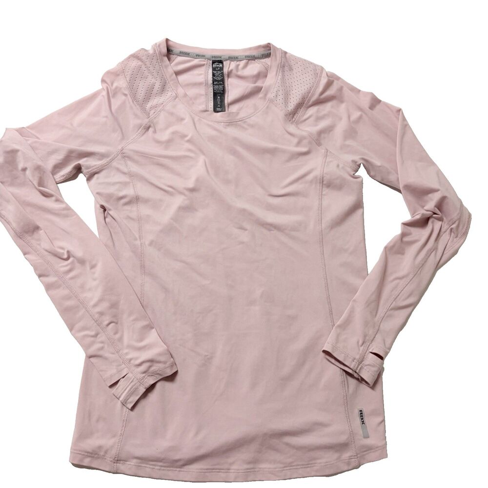 RBX  Dusty Pink Long Sleeve Shirt Top Size Small
